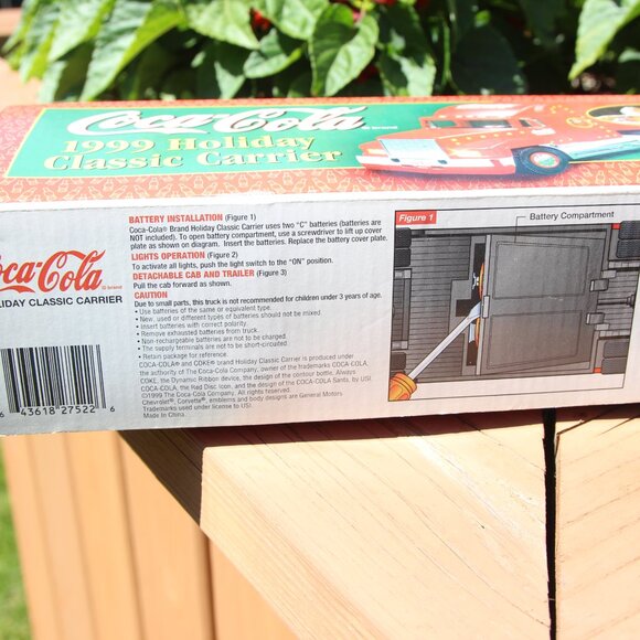 Coca-Cola Carrier Semi Truck W/1953 Corvette 1999 Holiday Limited Edition *READ* - Picture 11 of 17